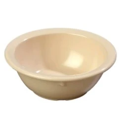 Carlisle KL11925 Kingline 12.5 Oz. Tan Rimmed Nappie Bowl - 48 / CS