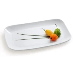 G.E.T. CS-6103-W Siciliano White 11.25" X 7" Platter - 12 / CS