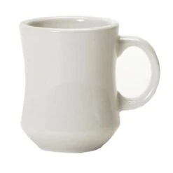 Tuxton BEM-0806 9 Oz. Eggshell Princess Mug - 24 / CS