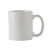 Tuxton BWM-1202 12 Oz. White C-Handle Mug - 24 / CS -Libbey Kitchenware Store 104515