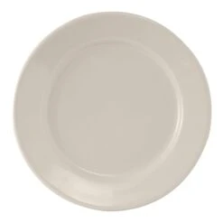 Tuxton TRE-009 Reno 9-5/8" Round Eggshell Plate - 24 / CS