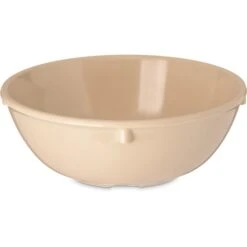 Carlisle 4352825 Dallas Ware 10 Oz. Tan Nappie Bowl - Dozen