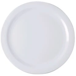 Carlisle 4350002 Dallas Ware 10-1/4" White Dinner Plate - 48 / CS