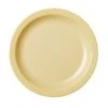 Cambro 65CWNR133 Camwear Beige Narrow Rim 6-9/16" Plate - 48 / CS -Libbey Kitchenware Store 106604