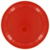 Gessner™ DW-90R1P R Red Melamine 9" Round Plate - Dozen