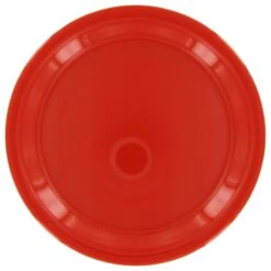 Gessner™ DW-90R1P R Red Melamine 9" Round Plate - Dozen