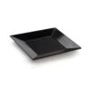 G.E.T. ML-104-BK Siciliano Black Melamine 10" Square Plate - 12 / CS -Libbey Kitchenware Store 122067