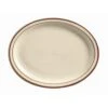 World® Tableware DSD-12 Desert Sand 9" Oval Platter - 24 / CS -Libbey Kitchenware Store 126963