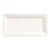 World Tableware SL-23 Slate Bright White Rectangular Plate - 12 / CS -Libbey Kitchenware Store 127457