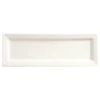 World Tableware SL-22 Slate Bright White Rectangular Plate - 12 / CS -Libbey Kitchenware Store 138104