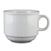 Vertex® China CB-1S Crystal Bay 8 Oz. White Stacking Cup - 36 / CS -Libbey Kitchenware Store 154564
