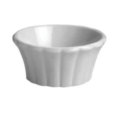 Hall® China 8280ABWA Bright White 1 Oz. Flared Ramekin - 72 / CS