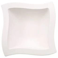 Villeroy & Boch 10-2525-3330 NewWave White 57 Oz Square Salad Bowl