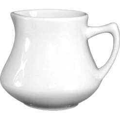 International Tableware PC-4-EW Pacific White 4.5 Oz Creamer - 24 / CS