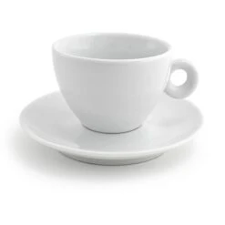 FOH DCS002WHP22 Milano White 6 Ounce Cup And Saucer - 6 / CS