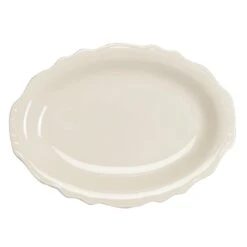 Homer Laughlin 52500 Carolyn Undecorated 9.9" Platter - 24 / CS