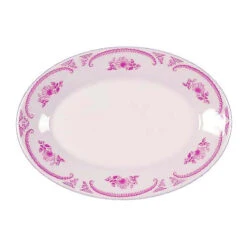 Homer Laughlin 1582 American Rose Oval 16" Platter - Dozen