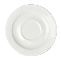 Homer Laughlin 6556000 Pristine White 5.75" Saucer - 36 / CS