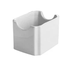 Hall® China 7160ABWA Bright White Sugar Packet Holder - 24 / CS