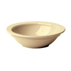 Cambro 45CW133 Camwear Beige 5 Oz. Round Fruit Cup / Bowl - 48 / CS
