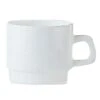 Arcoroc 25269 Restaurant White Glass 7.5 Oz. Cup - 48 / CS