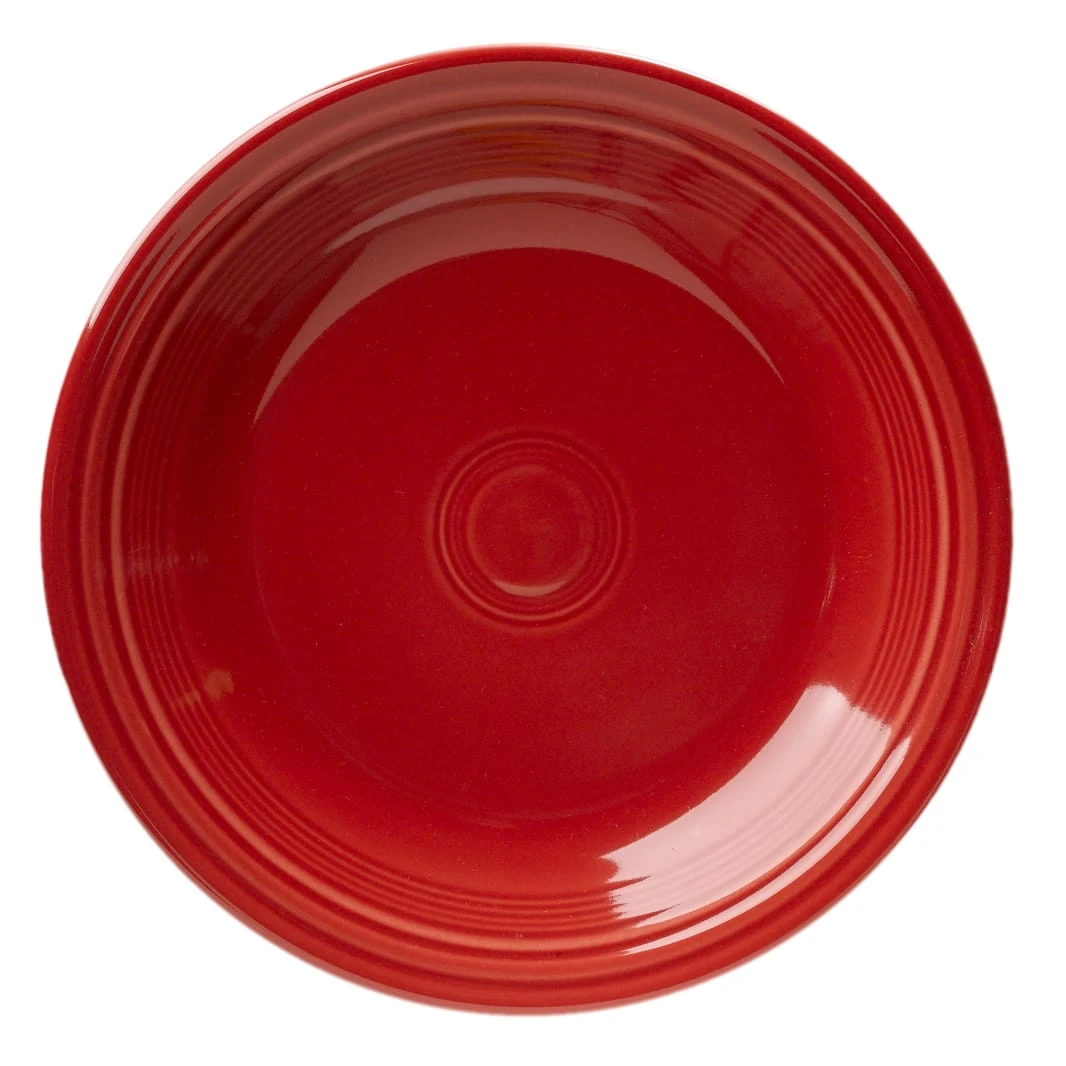 Homer Laughlin 466326 Fiesta® Scarlet 10.5" Plate - 12 / CS 3 Homer Laughlin 466326 Fiesta® Scarlet 10.5" Plate - 12 / CS