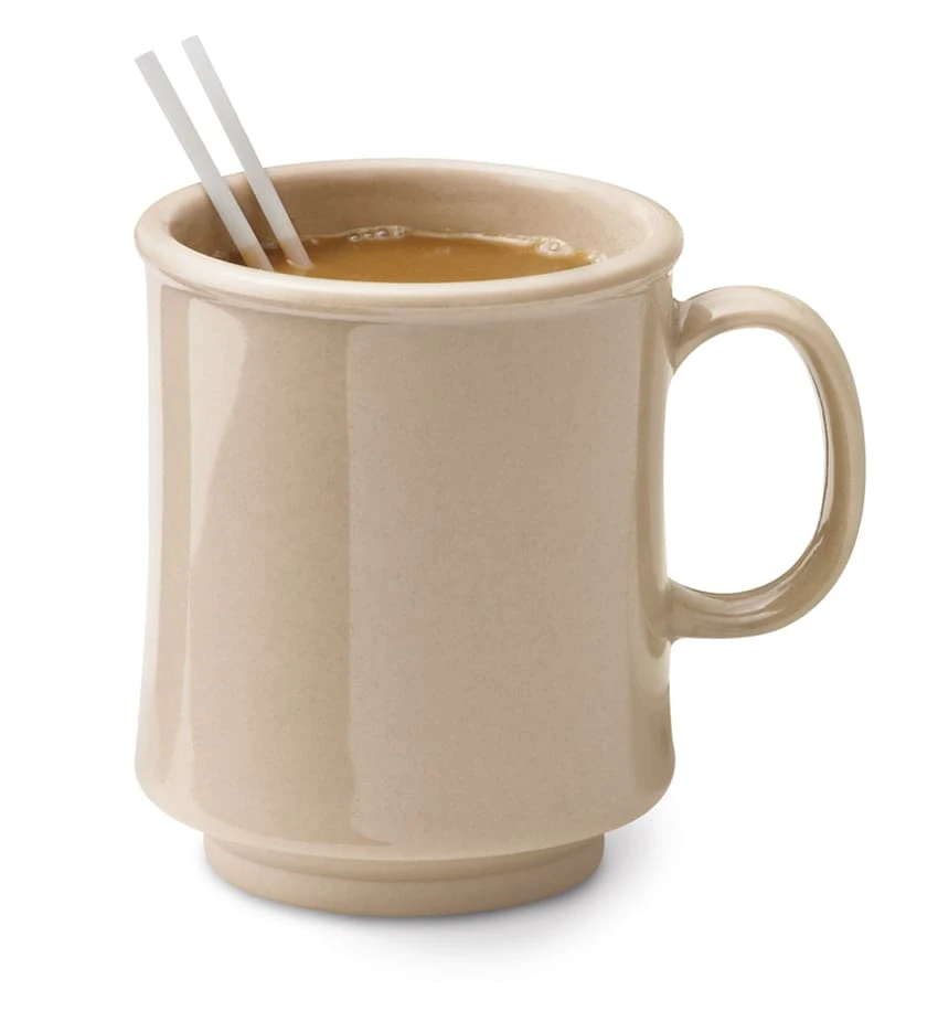 G.E.T. TM-1308-S Tahoe Sandstone 8 Ounce Mug - Dozen 3 G.E.T. TM-1308-S Tahoe Sandstone 8 Ounce Mug - Dozen
