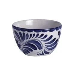 Anfora A120P079 Puebla Blue 9 Oz. Sugar / Bouillon Bowl - 24 / CS