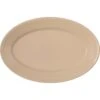 Carlisle 4356325 Dallas Ware 9-1/4" Tan Oval Platter - 24 / CS -Libbey Kitchenware Store 293737
