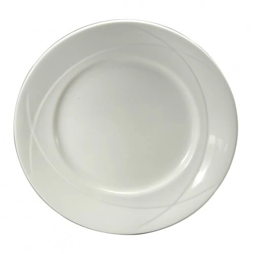 Oneida F1150000131 Vision Undecorated 8": Plate - 24 / CS 3 Oneida F1150000131 Vision Undecorated 8": Plate - 24 / CS
