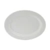 Tuxton ALH-082 Alaska 8.25" X 5.75" White Oval Platter - 36 / CS -Libbey Kitchenware Store 352965