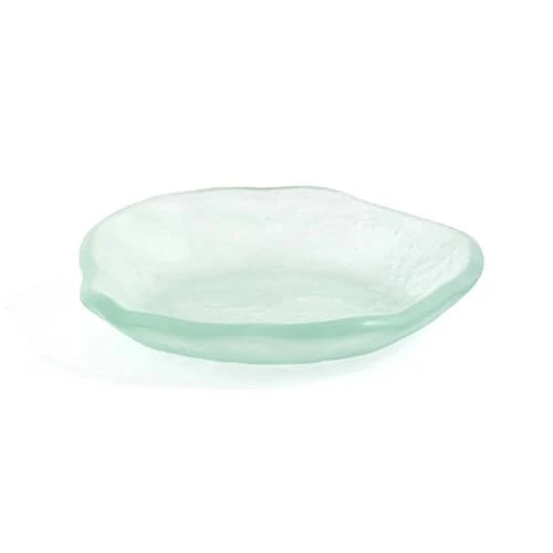 FOH DBO018FRG23 Arctic 5.5" Organic Frosted Glass Bowl - 12 / CS 3 FOH DBO018FRG23 Arctic 5.5" Organic Frosted Glass Bowl - 12 / CS