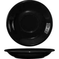 International Tableware 81376-05S Cancun Black 6.25 In Saucer - 36 / CS