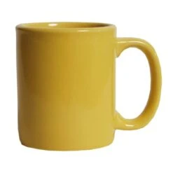 Tuxton BSM-1202 12 Oz. Saffron C-Handle Mug - 24 / CS