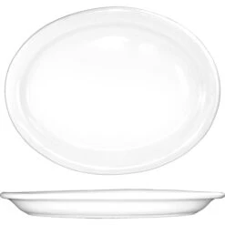 International Tableware BR-14 Brighton White 13.25" Platter - 12 / CS