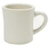 Tuxton BEM-090B 9 Oz. Eggshell Diner Mug - 24 / CS -Libbey Kitchenware Store 393237