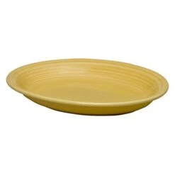 Homer Laughlin 457320 Sunflower 11.58" Oval Platter - Dozen
