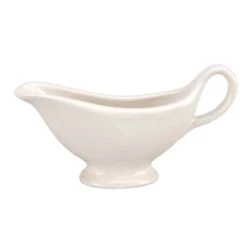 Vertex® China VRE-G5 Vista 4 Oz. Gooseneck Sauceboat - 36 / CS