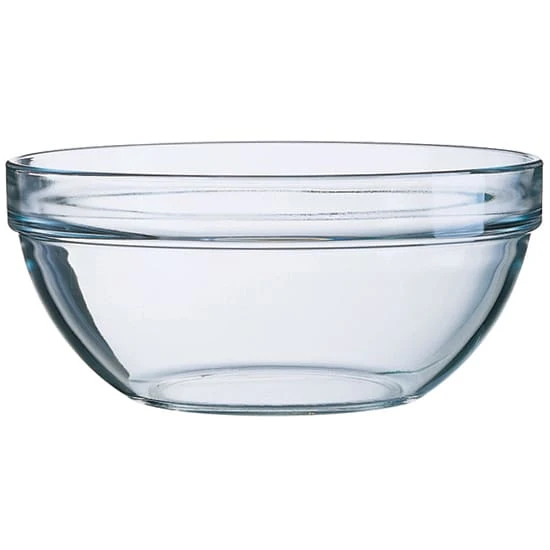 Arcoroc E9157 Glass 5 Oz. Stackable Bowl - 36 / CS 3 Arcoroc E9157 Glass 5 Oz. Stackable Bowl - 36 / CS
