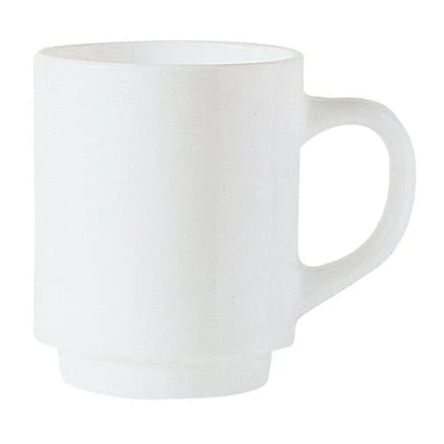 Arcoroc 36140 Restaurant White 8 Oz. Mug - 36 / CS 3 Arcoroc 36140 Restaurant White 8 Oz. Mug - 36 / CS
