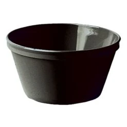 Cambro 35CW110 Camwear Black 8.38 Oz. Bouillon Bowl - 48 / CS