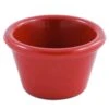 Gessner 0391 RED Melamine 1.5 Oz Smooth-Sided Ramekin - 72 / CS -Libbey Kitchenware Store 401253