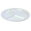 Carlisle KL10202 Kingline White 3-Compartment Dinner Plate - Dozen -Libbey Kitchenware Store 401511