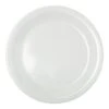 Carlisle KL20402 Kingline White Melamine Pie Plate - Dozen