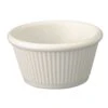 Gessner 0384A BONE Melamine 4 Oz. Fluted Ramekin - Dozen -Libbey Kitchenware Store 402430