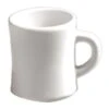 Diversified Ceramics DCI107W White 9.5 Oz. Texan Coffee Mug 24 / CS -Libbey Kitchenware Store 403038