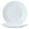 Arcoroc 22522 Restaurant White 9-3/8" Plate - 24 / CS
