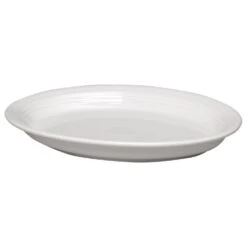 Homer Laughlin China 458100 White 13.58" Oval Platter - 12 / CS