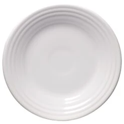 Homer Laughlin 464100 Fiesta White 7.25" Plate - 12 / CS