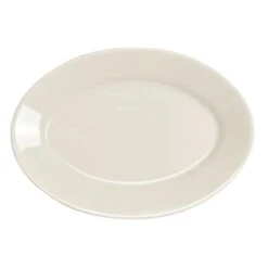 Homer Laughlin 15400 Undecorated RE Oval 10" Platter - 24 / CS